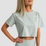 Ženski Crop Top Limitless Eucalypt - GymBeam S