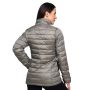 Ženska jakna Puffer Vetiver/Black - GymBeam XL