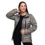 Ženska jakna Puffer Vetiver/Black - GymBeam XL