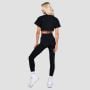 Women‘s Thrive Cropped T-shirt Black - GymBeam L