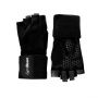 Women‘s fitness gloves Guard black - GymBeam XL