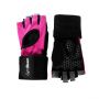 Ženske fitness rukavice Guard Pink - GymBeam L