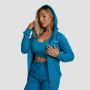 Ženska dukserica Limitless Zip Up Aquamarine - GymBeam M
