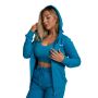 Ženska dukserica Limitless Zip Up Aquamarine - GymBeam M