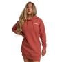 Ženska dukserica Limitless Longline Cinnamon - GymBeam XXL