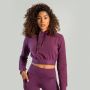 Ženski duks Essential Cropped Hoodie Plum - STRIX S