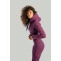 Ženski duks Essential Cropped Hoodie Plum - STRIX S