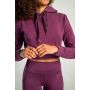 Ženski duks Essential Cropped Hoodie Plum - STRIX S
