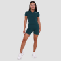 Ženska majica Ignite Cropped Dark Green - GymBeam L
