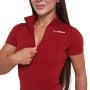 Ženska majica Ignite Cropped Dark Red - GymBeam L