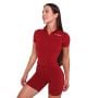 Ženska majica Ignite Cropped Dark Red - GymBeam L