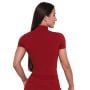 Ženska majica Ignite Cropped Dark Red - GymBeam L