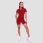 Ženska majica Ignite Cropped Dark Red - GymBeam L