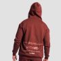 Muški duks Zone Zip Up Cherrywood - GymBeam XXL