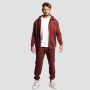 Muški duks Zone Zip Up Cherrywood - GymBeam XXL