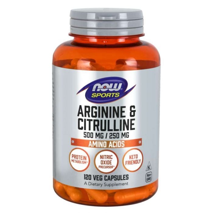Arginin & Citrulin 500 mg / 250 mg - NOW Foods 120 капс.