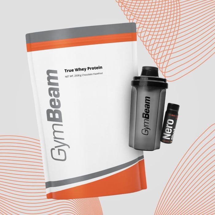 True Whey - GymBeam 1000 g - vanila - stevija - 00