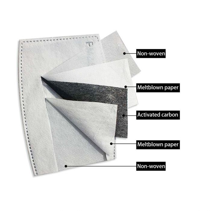 Filter PM2.5 za Zaštitnu Masku za Lice 10 Pack - GymBeam single_variant