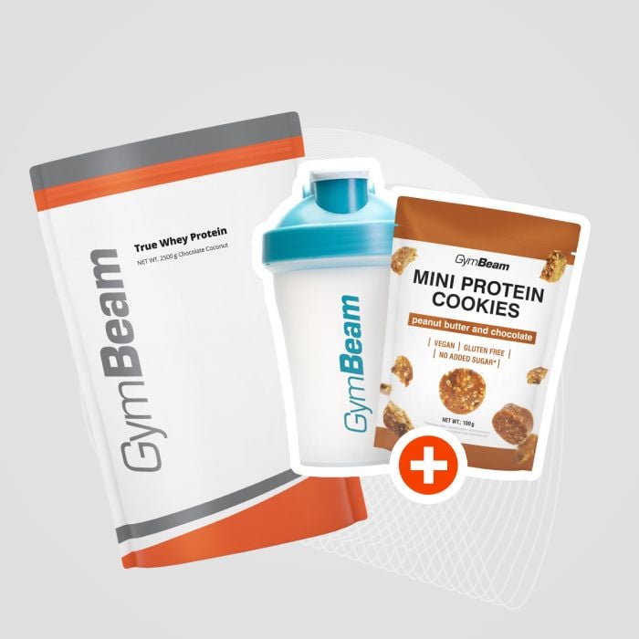 True Whey - GymBeam 1000 g - vanila - stevija - 00
