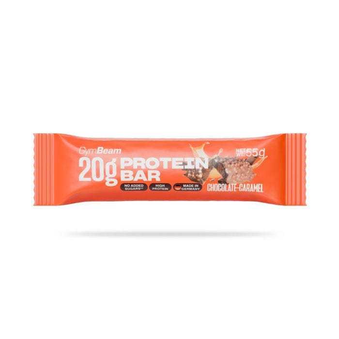 20 g Protein Bar - GymBeam 55 g - čokolada-karamela