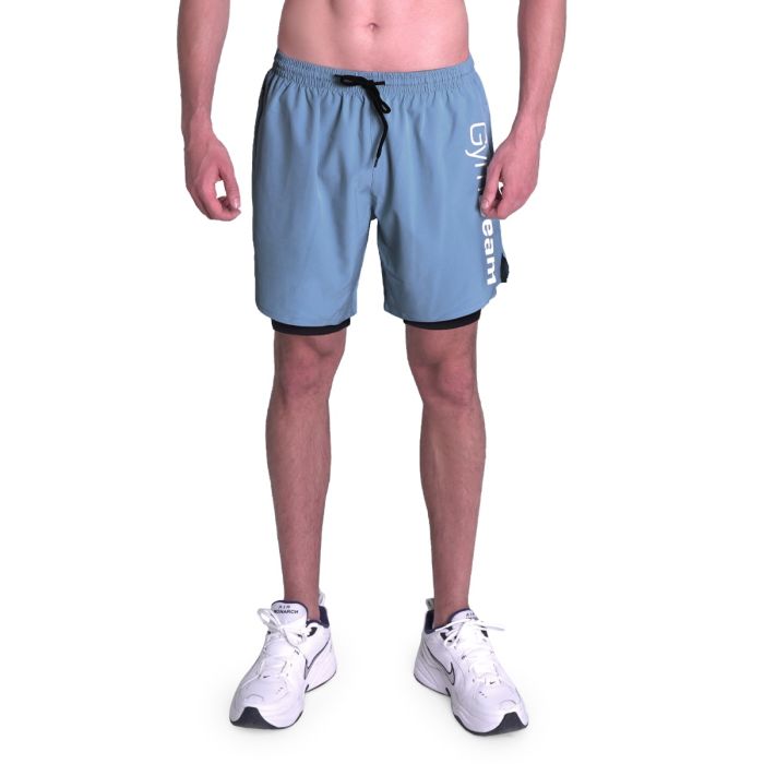 Šorc Mesh Essence Blue - GymBeam XXL