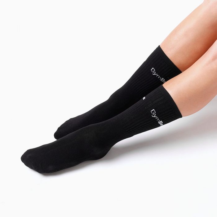 Čarape 3/4 Socks 3Pack Black - GymBeam XL