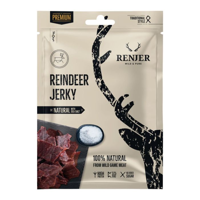 Sušené sobie mäso Reindeer Jerky - Renjer