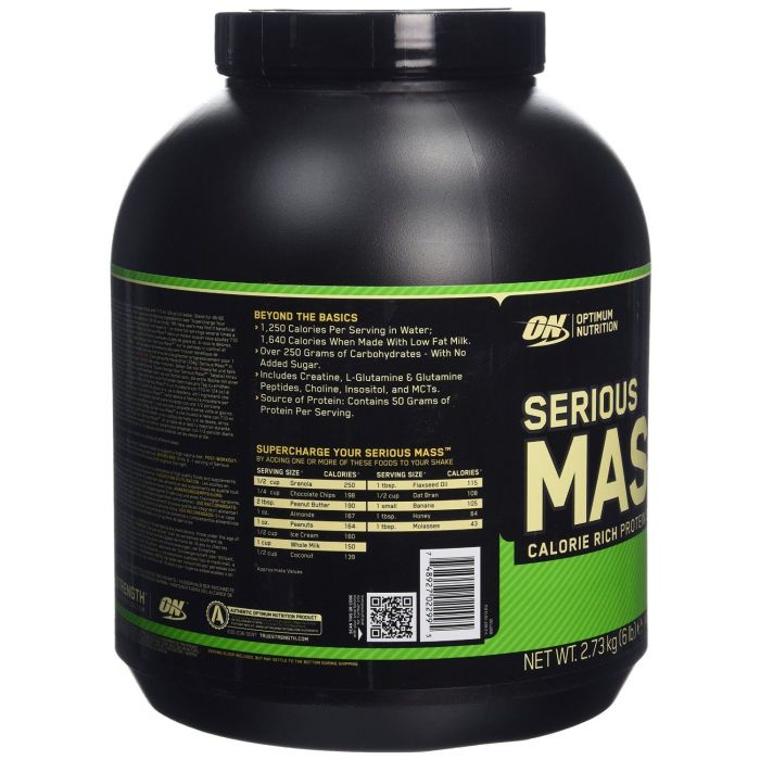 Serious Mass - Optimum Nutrition 5450 g - vanila