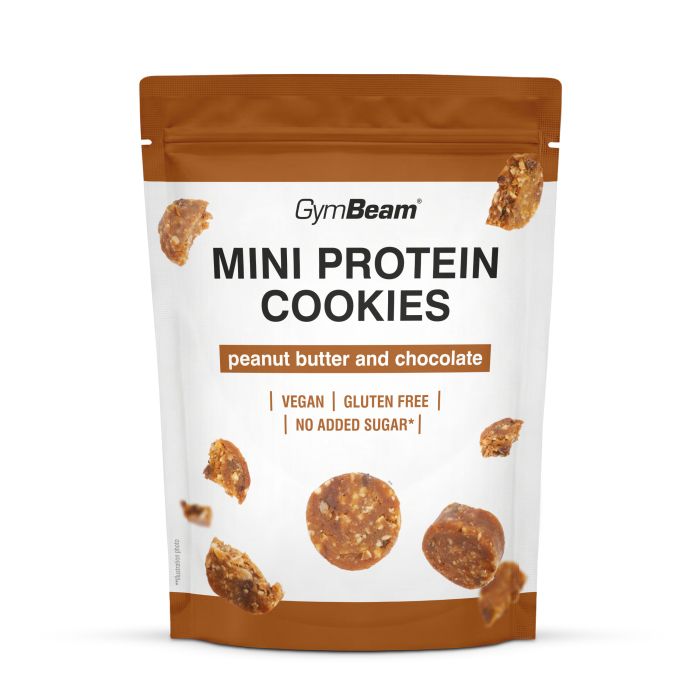 Mini Protein Cookies - GymBeam 100 g - puter od kikirikija slana karamela