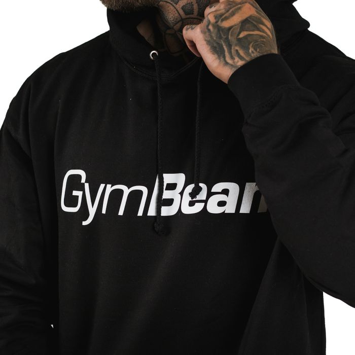 Duks PRO Hoodie Black - GymBeam L