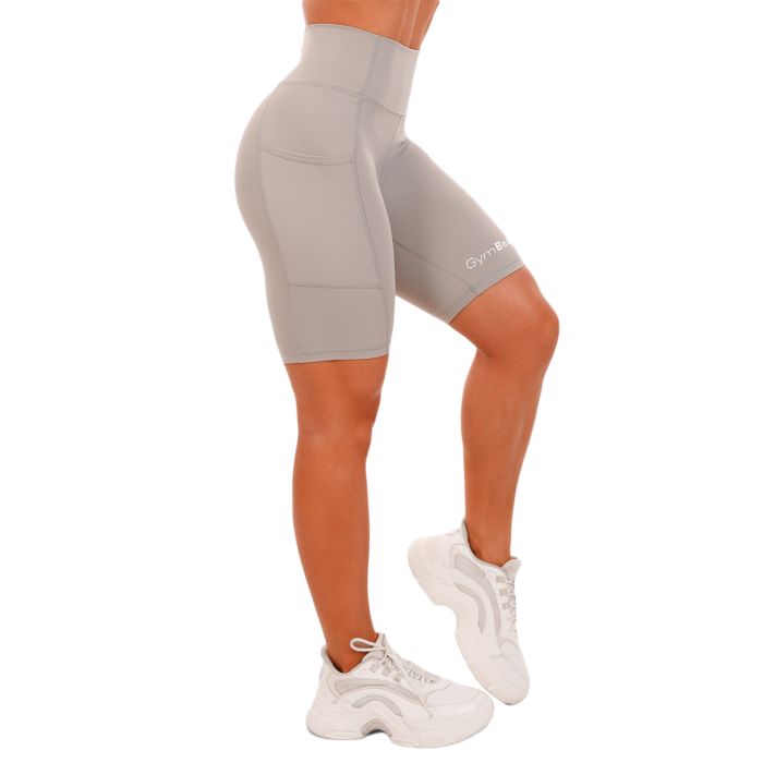 Ženski biciklistički šorts Grey - GymBeam XXL