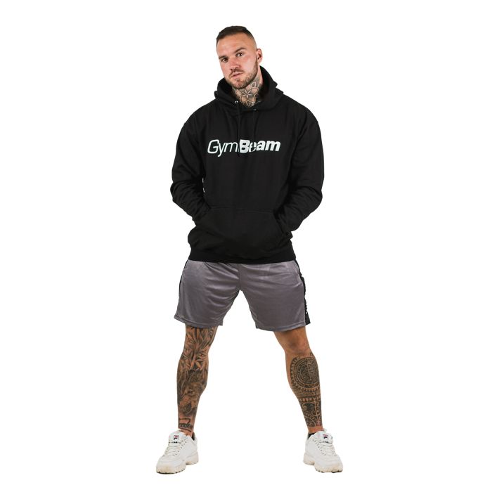 Duks PRO Hoodie Black - GymBeam L