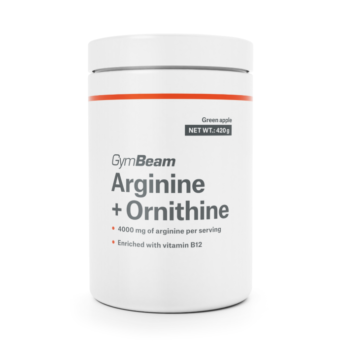 Arginin + Ornitin - GymBeam 420 g - mango - marakuja