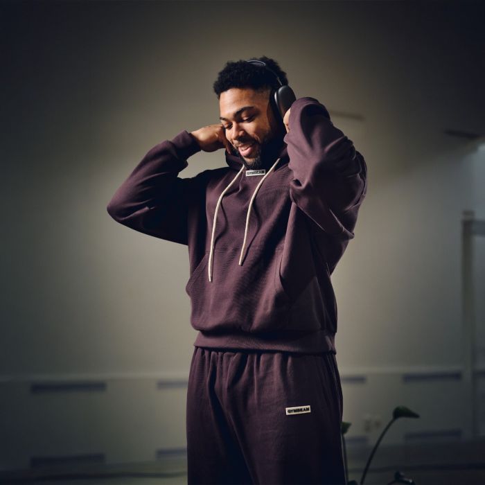 Muški duks Aura Tee Brown - GymBeam XXL