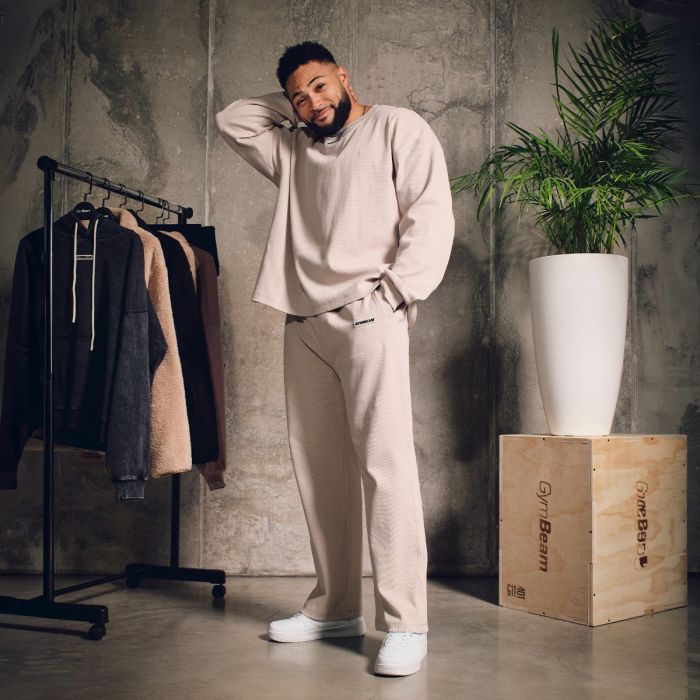 Muška trenerka Aura Grey - GymBeam XXL