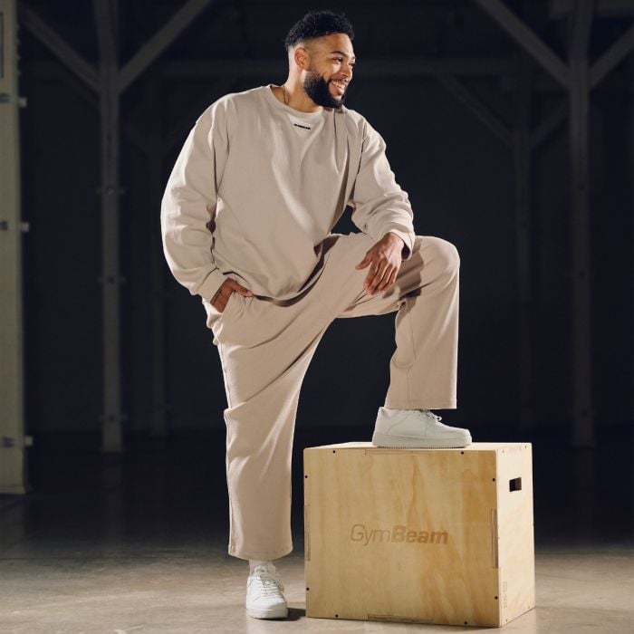 Muški duks Aura Grey - GymBeam XL