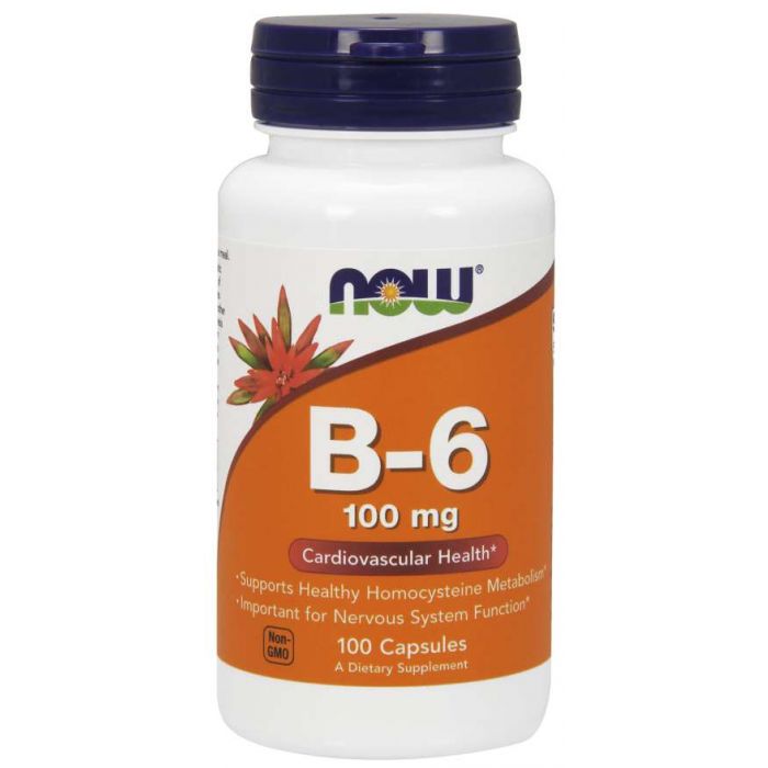 Витамин Б-6 100 мг - NOW Foods