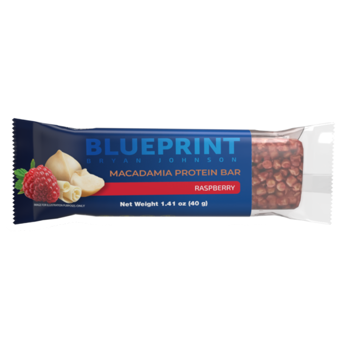 Macadamia protein bars - Blueprint by Bryan Johnson 12 x 40 g