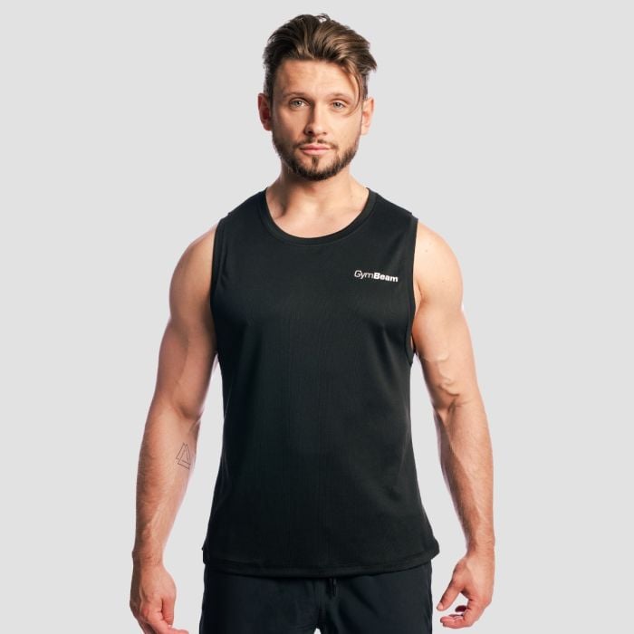 Muška majica bez rukava Base Mesh Black - GymBeam M