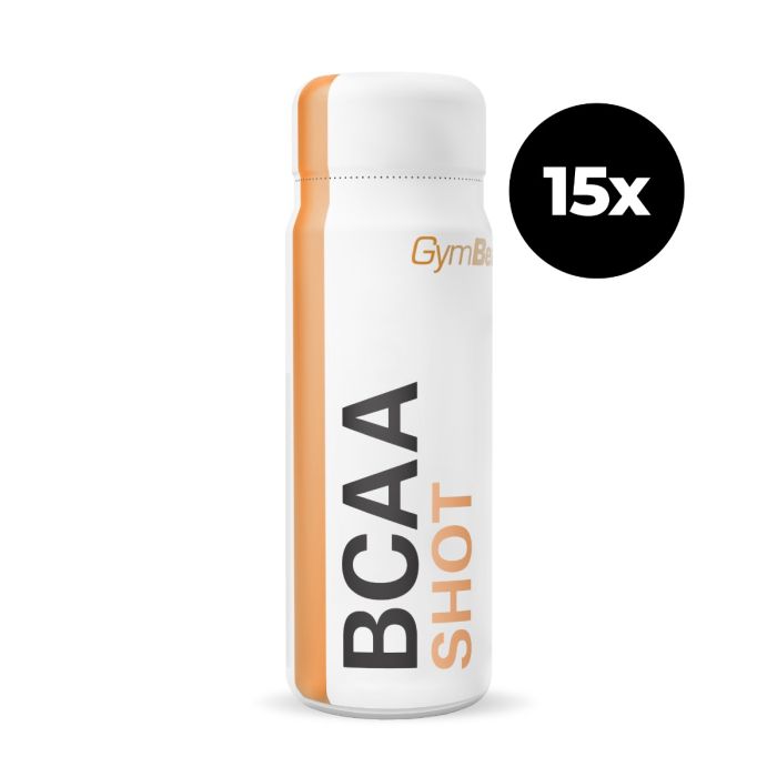BCAA shot - GymBeam 90 ml - apricot