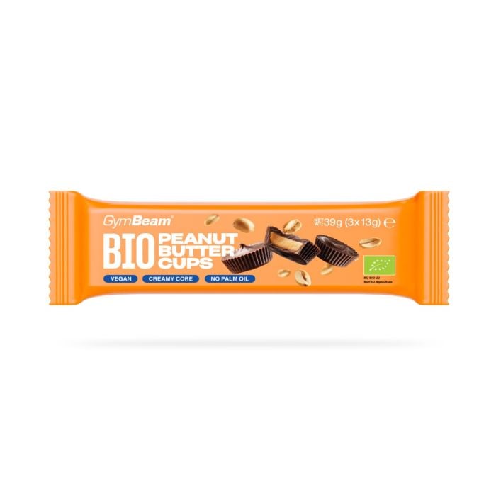 BIO Peanut Butter Cups - GymBeam 12 x 39 g