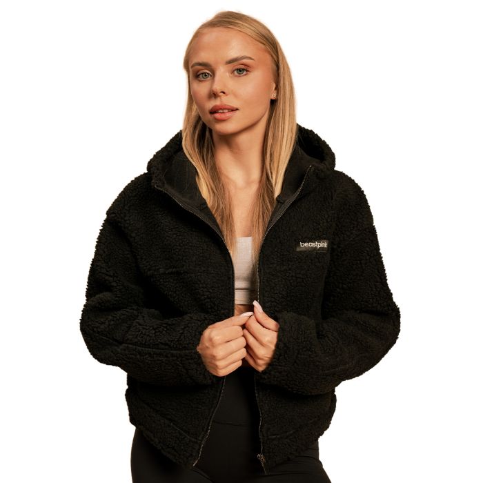 Ženska jakna Hoodie Bliss Black - BeastPink S