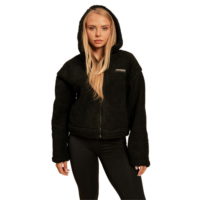 Ženska jakna Hoodie Bliss Black - BeastPink S