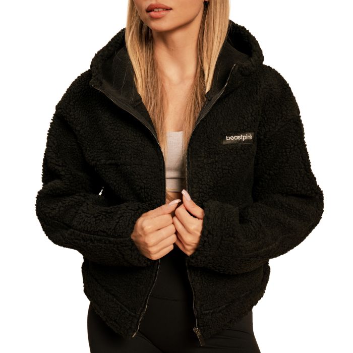 Ženska jakna Hoodie Bliss Black - BeastPink S