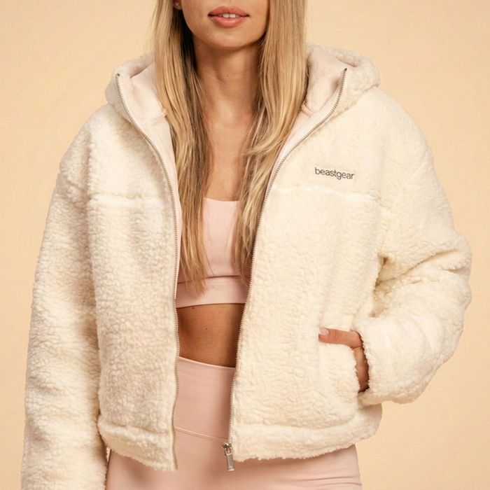 Ženska jakna Hoodie Bliss Ivory - BeastPink XXL