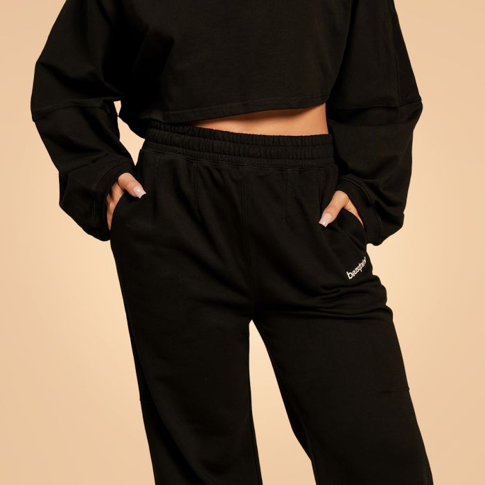 Ženska trenerka Bliss Black - BeastPink L