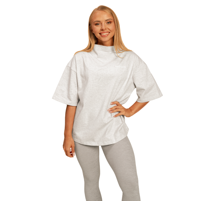 Ženska oversized majica Bliss Grey - BeastPink L