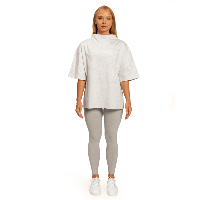 Ženska oversized majica Bliss Grey - BeastPink L