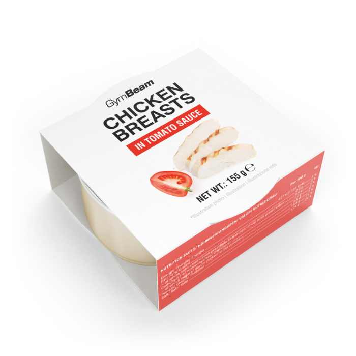 Pileća prsa u paradajz sosu - GymBeam 155 g