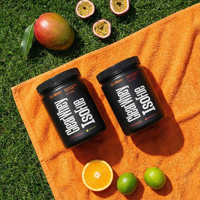 Clear Whey IsoFue - GymBeam 1000 g - zelena jabuka